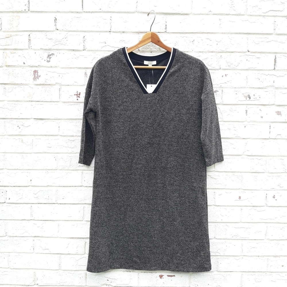Jade Melody Tam Heather Tweedy Dress Small